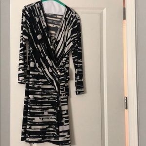 BCBG gently worn, jersey wrap dress